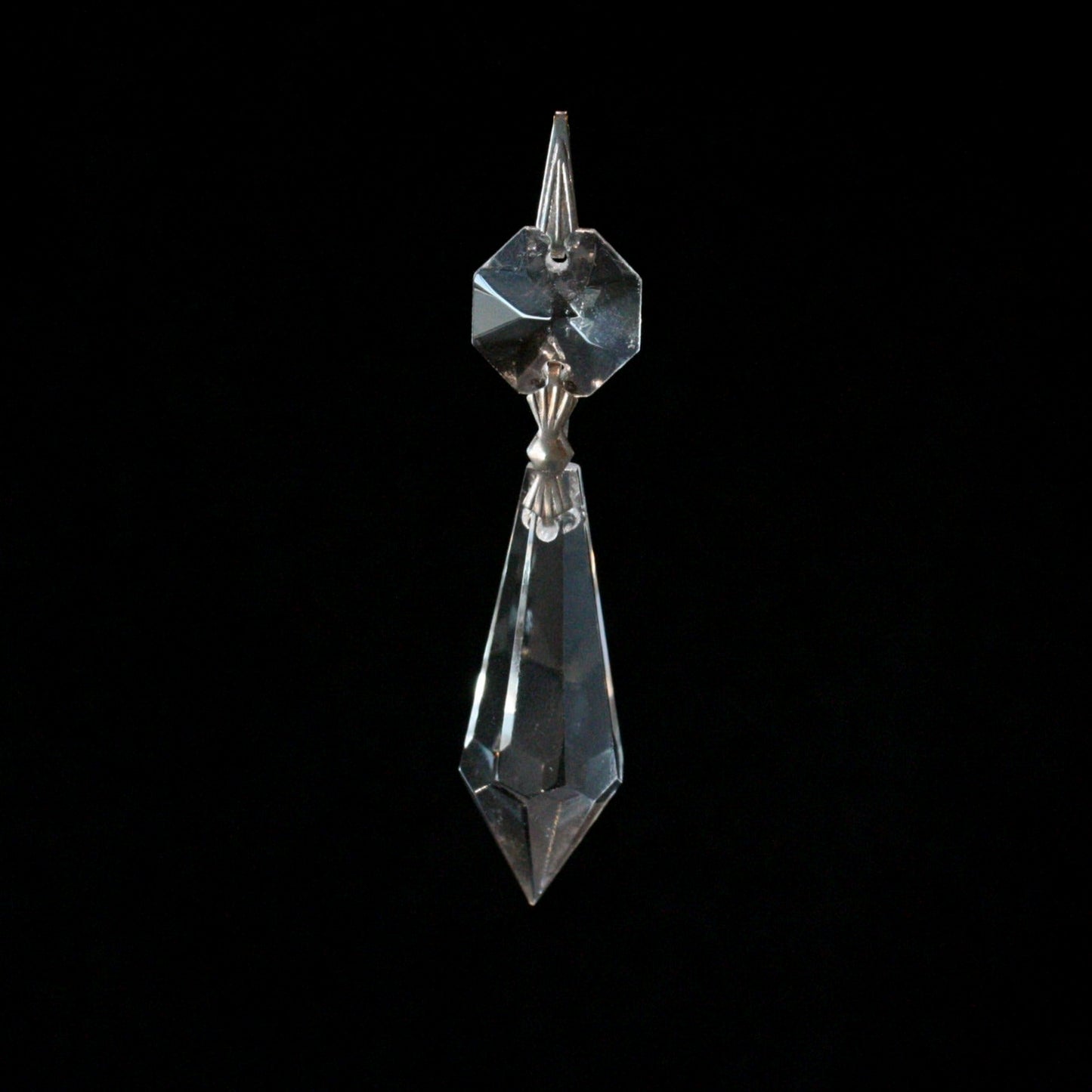 1-1/2" Crystal Plug Drop w/ Top Bead