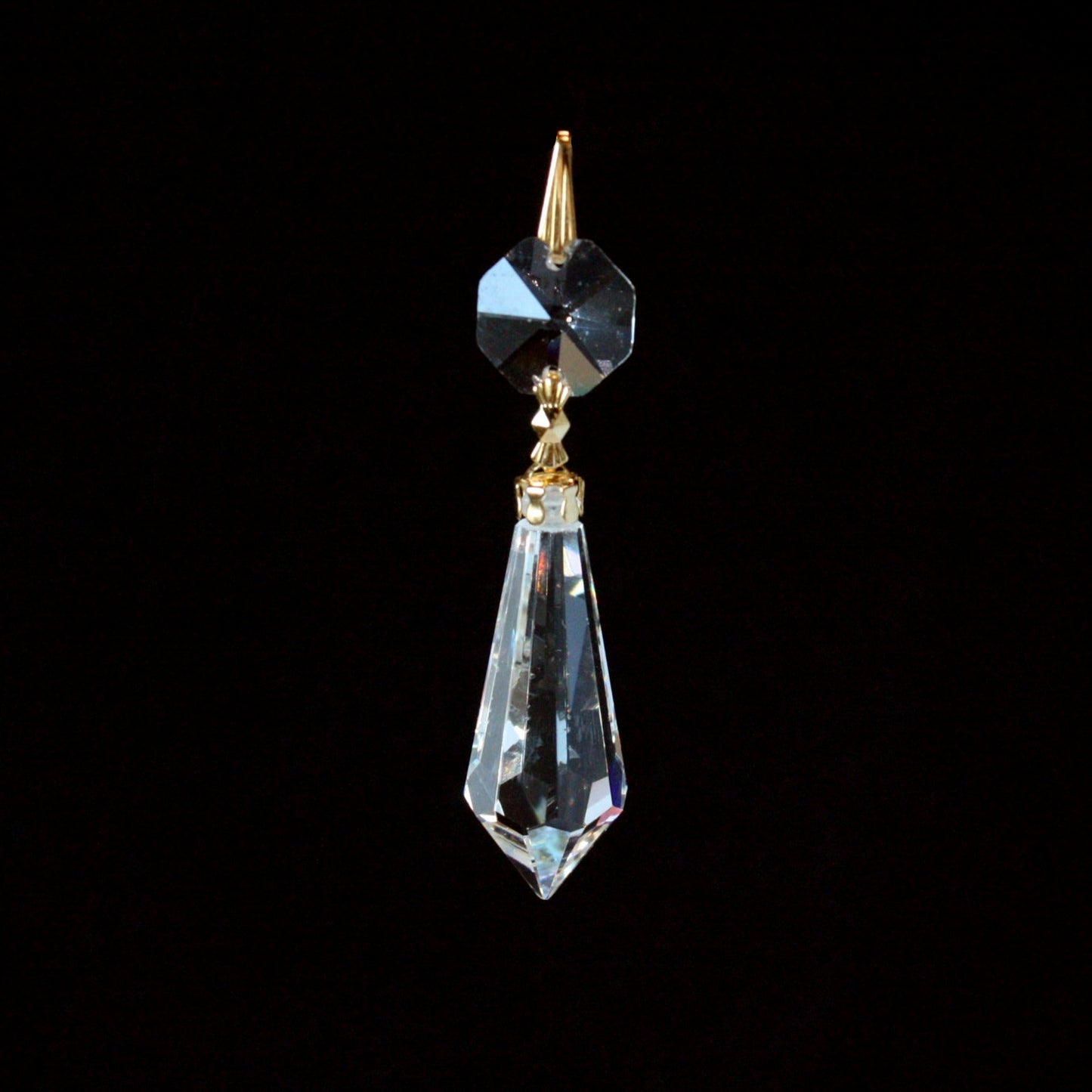 1-1/2" Crystal Plug Drop w/ Top Bead