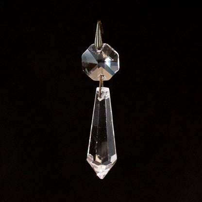 1-1/2" Crystal Plug Drop w/ Top Bead