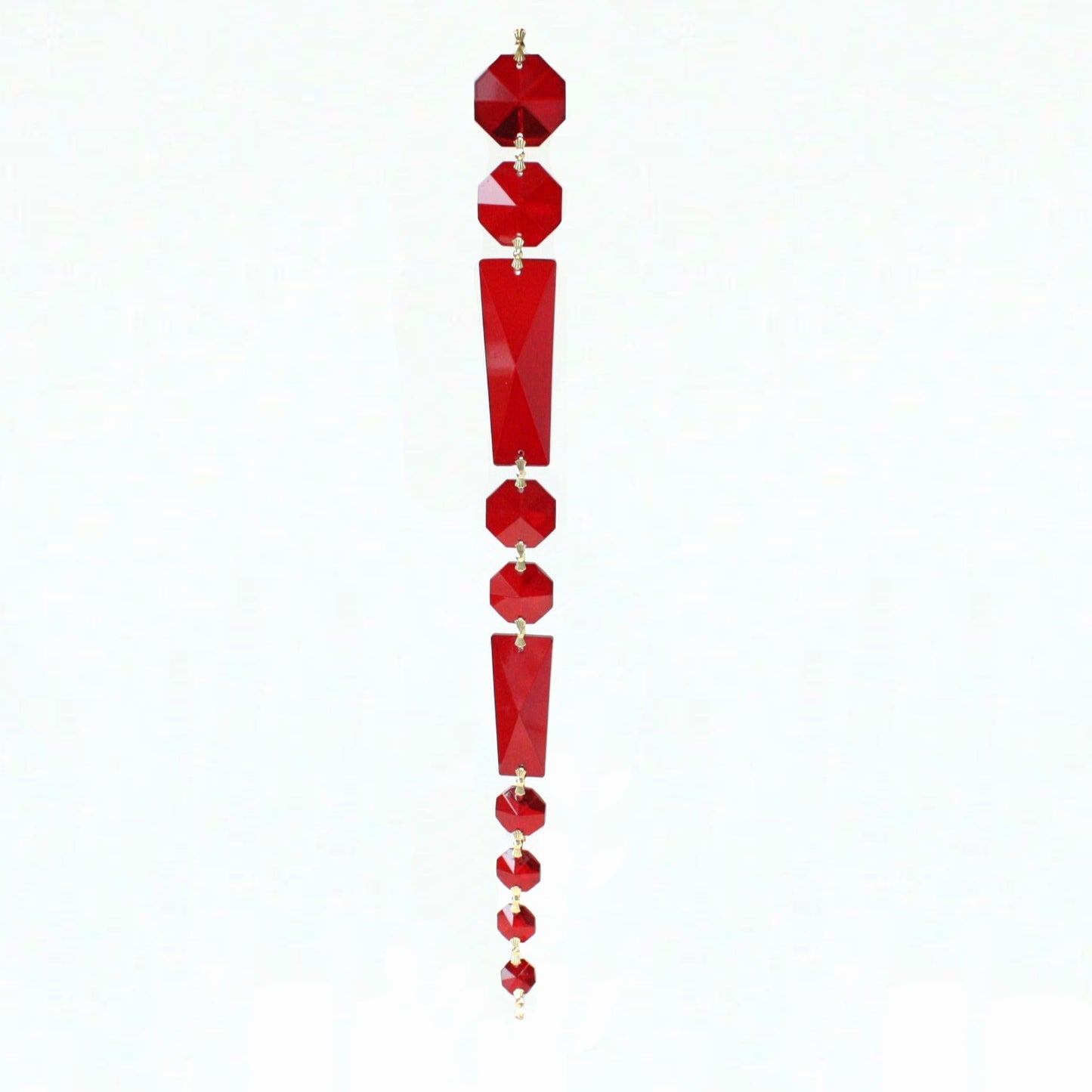 14" Red Basket Chain