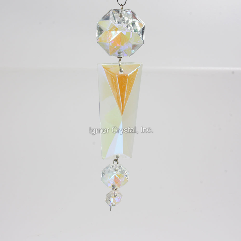Aurora Borealis Graduated Basket Chain (Blemished)