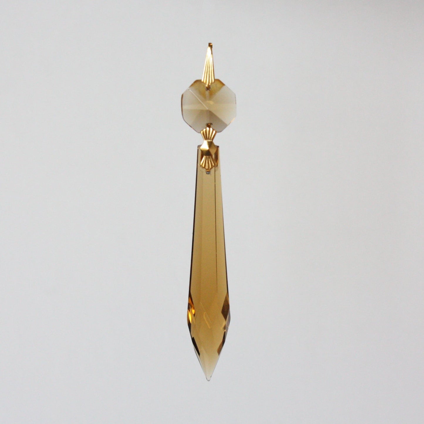 2-1/2" Golden Teak U-Drop w/ Top Bead