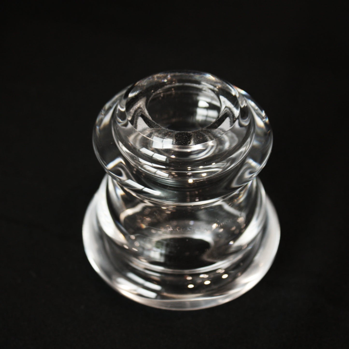 2-3/8" Clear Czech Crystal Break