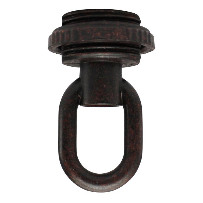 1-7/8" Old Bronze Screw Collar & Loop, 1/4 IP (For 1-1/16" canopy)