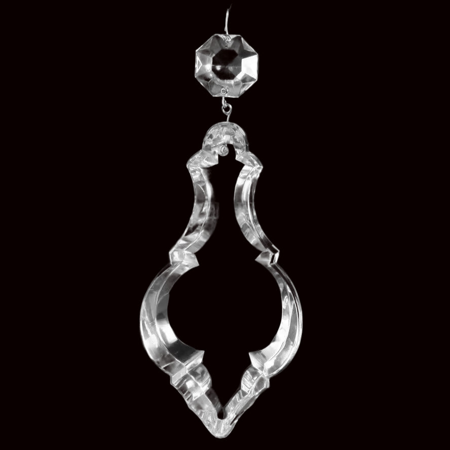 5" Czech Heavy Crystal Pendalogue w/ Top Bead (Blemished)