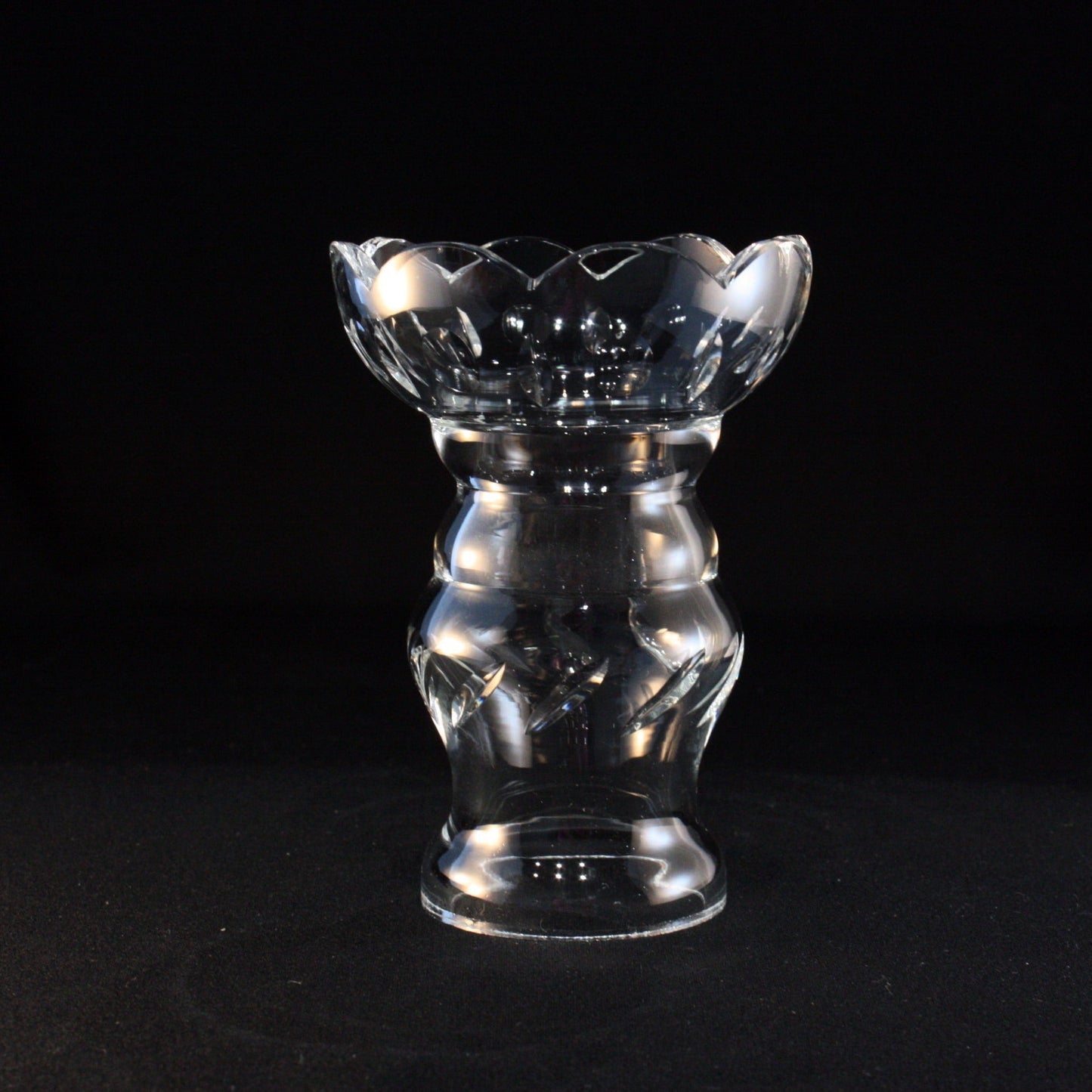 3-3/4" Czech Crystal Candle Cup