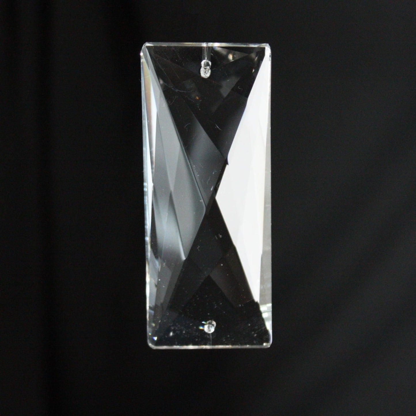 3" Austrian Crystal Faceted 2-Hole Baguette (Blemished)