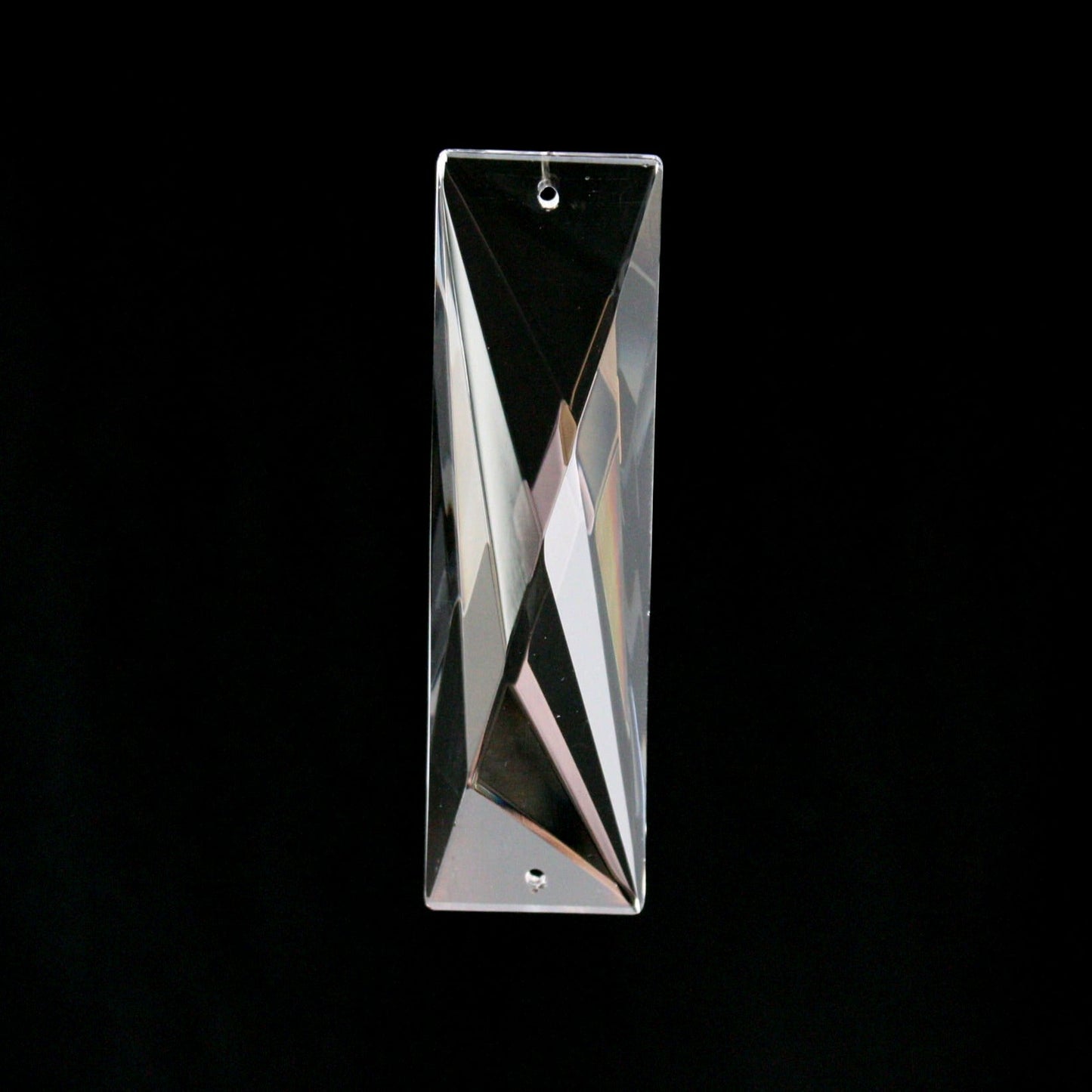 3" Turkish Crystal Faceted 2-Hole Baguette (Blemished)