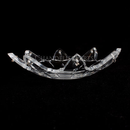 5" 8 Pin Pointed Scallop Hand-cut Bobeche
