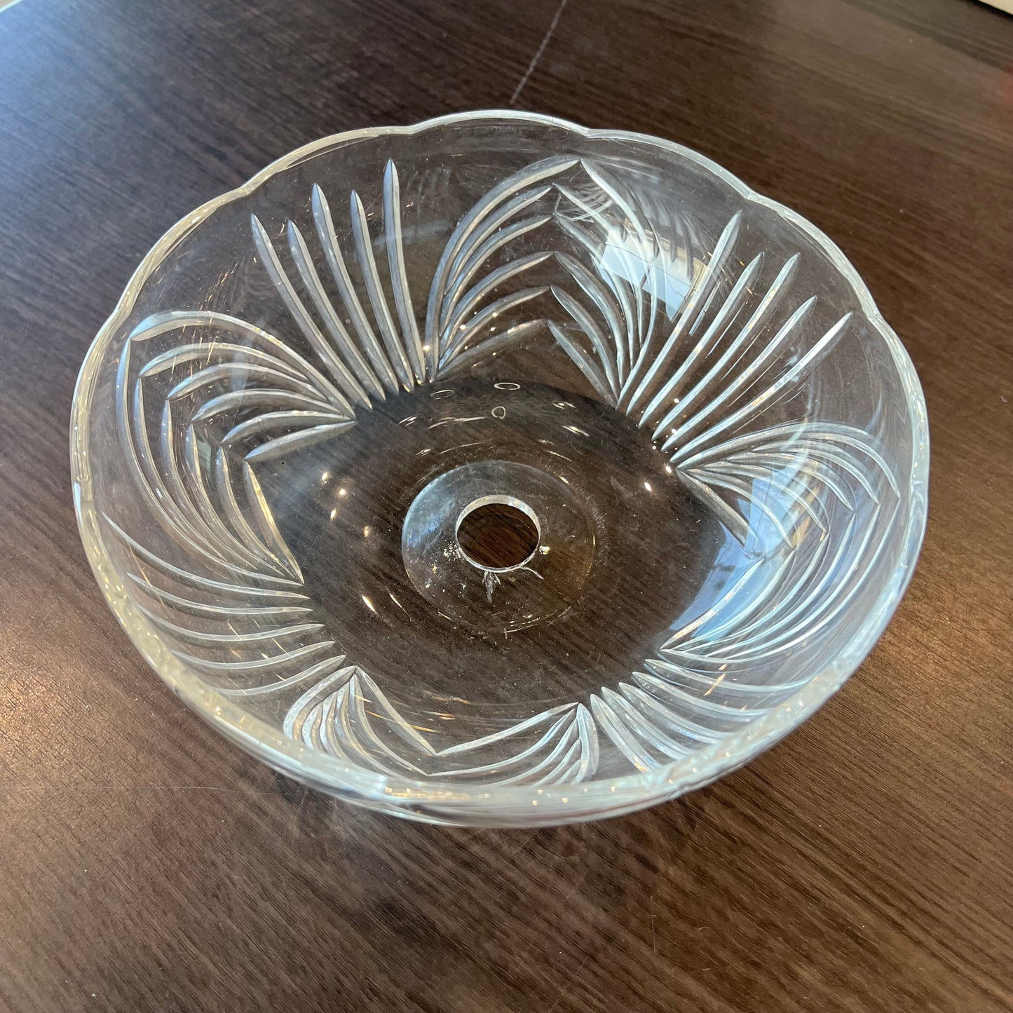 8" No Pin Glass Bowl