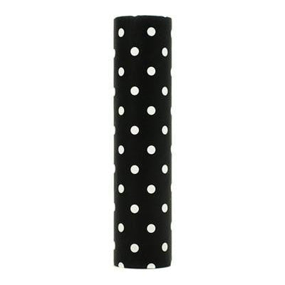 kaarskoker Designer Candle Cover (cb), Black Dot (4 inch)