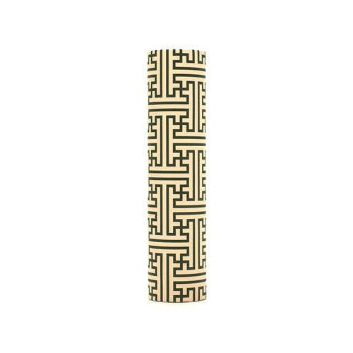 kaarskoker Designer Candle Cover (cb), Olive Fretwork (4 inch)