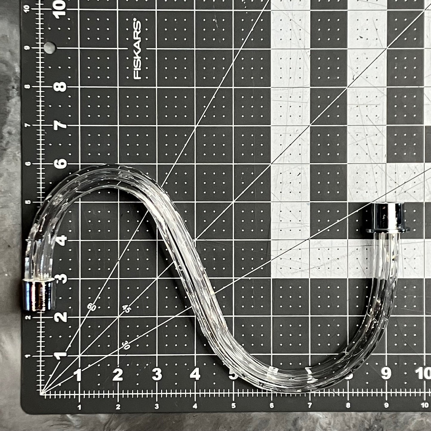 Cut S Arm, Standard 18mm, Chrome Ferrules
