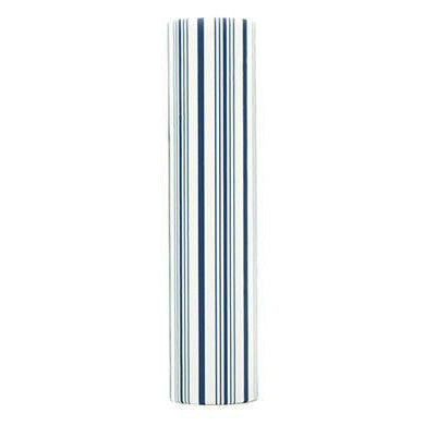 kaarskoker Designer Candle Cover (cb), Blue Cane (6 inch)