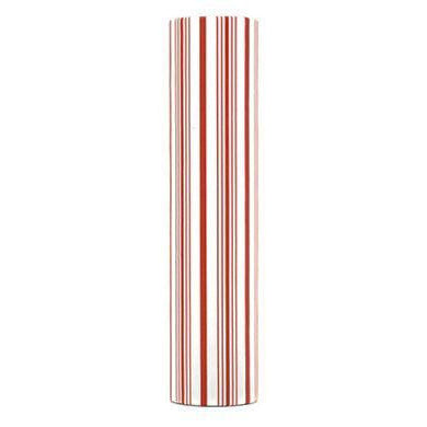 kaarskoker Designer Candle Cover (cb), Red Cane (6 inch)