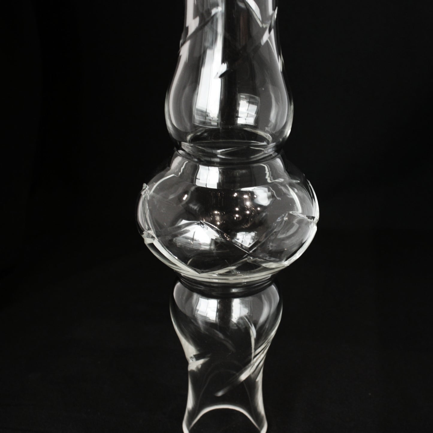 9-1/2" Clear Czech Crystal Column