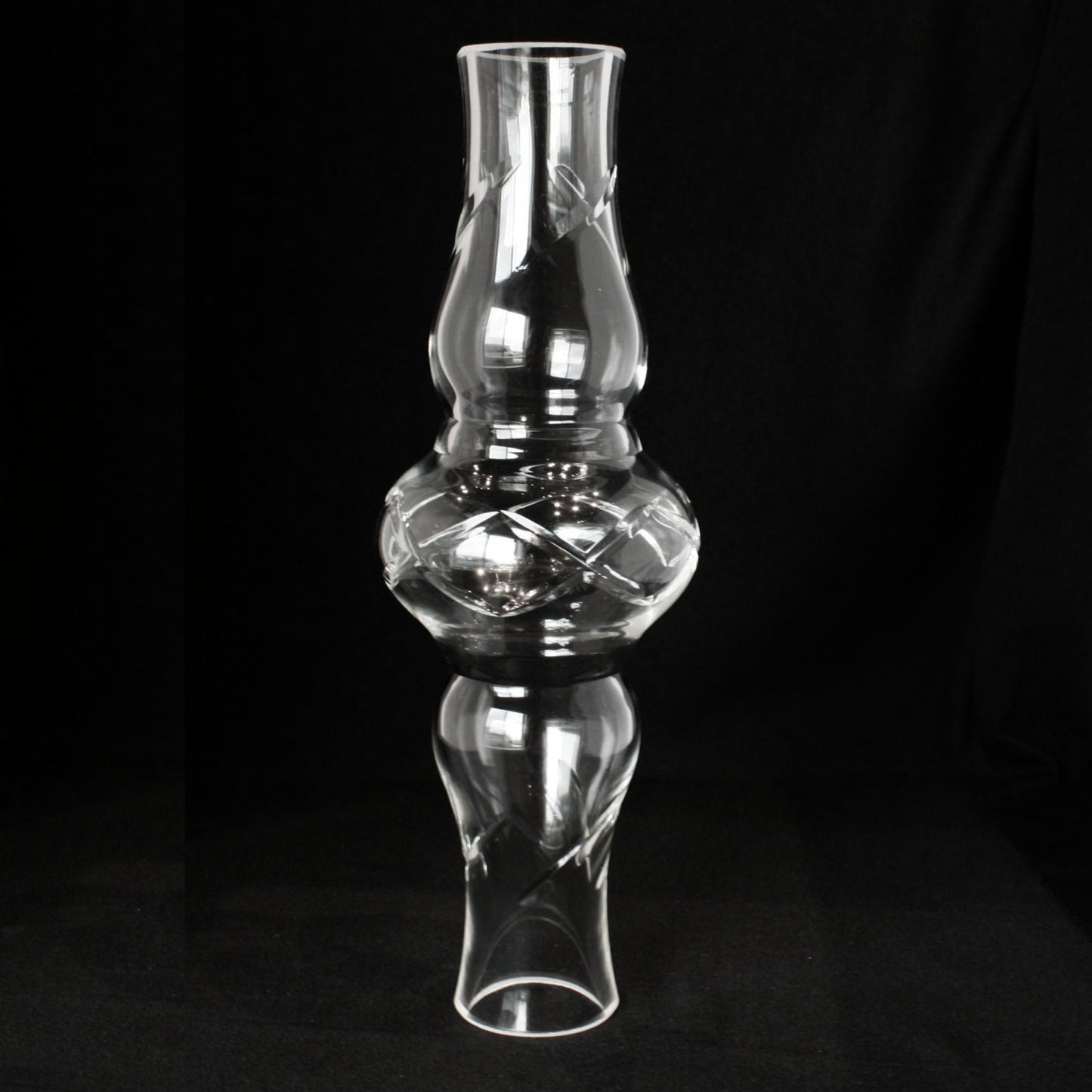 9-1/2" Clear Czech Crystal Column