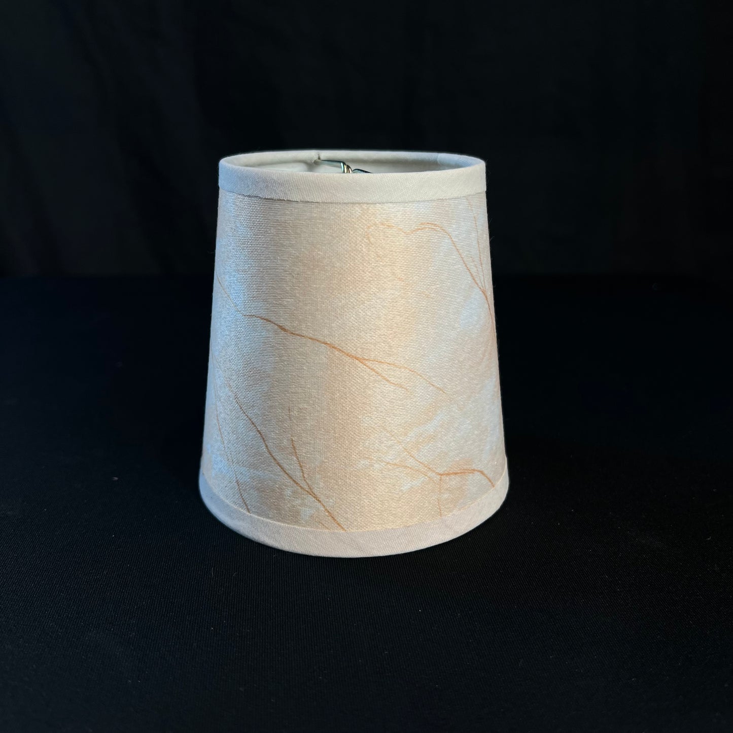 4" Blush w/ Gold Vein Chandelier Shade