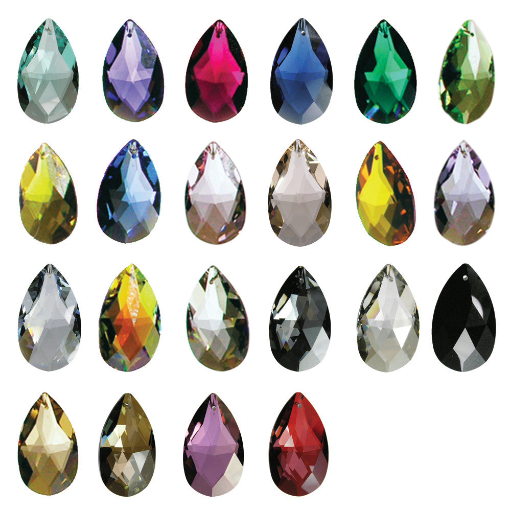 SWAROVSKI STRASS®28mm Colored Full Cut Teardrop – ChandelierParts