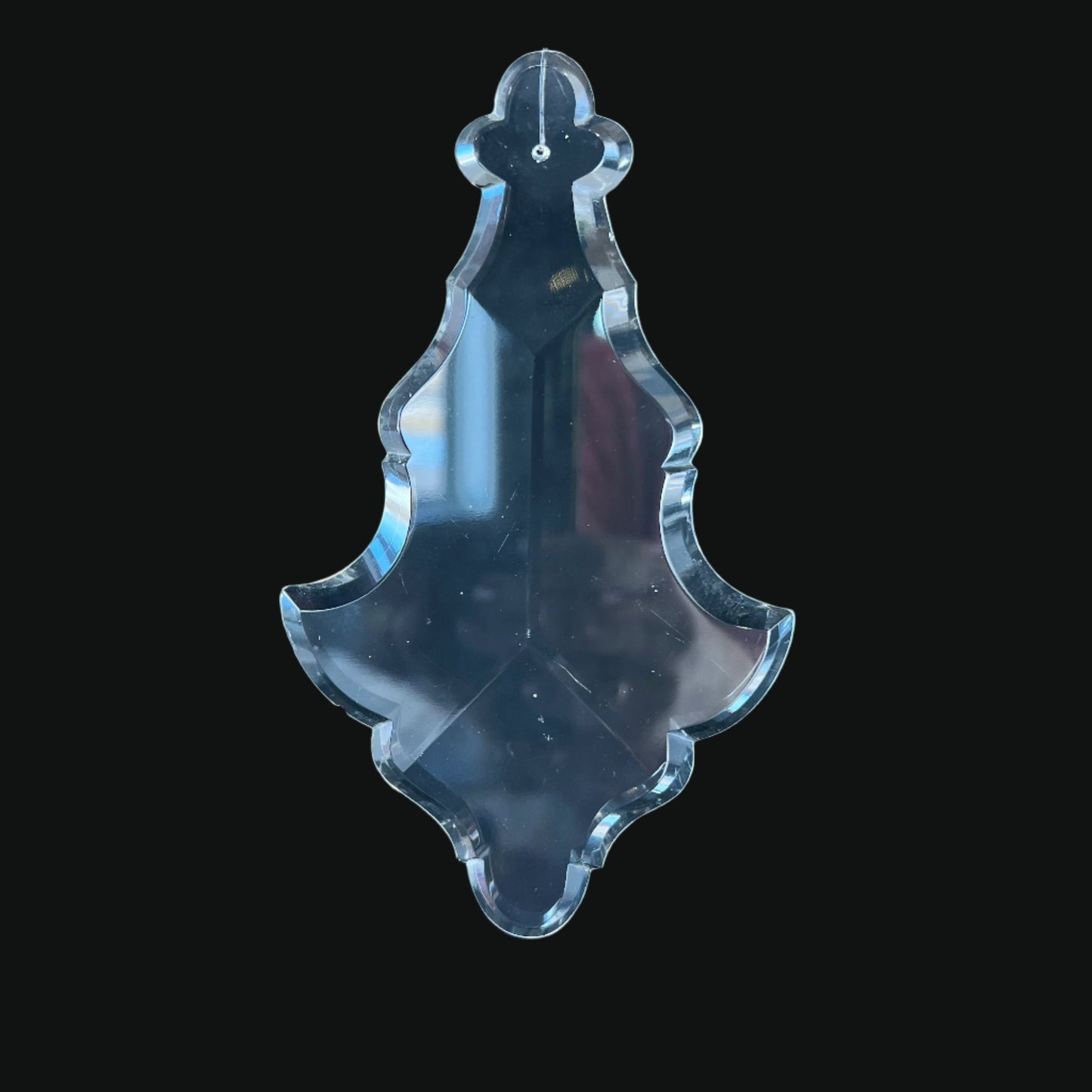 Czech Crystal Pendalogue, Clear (Blemished)