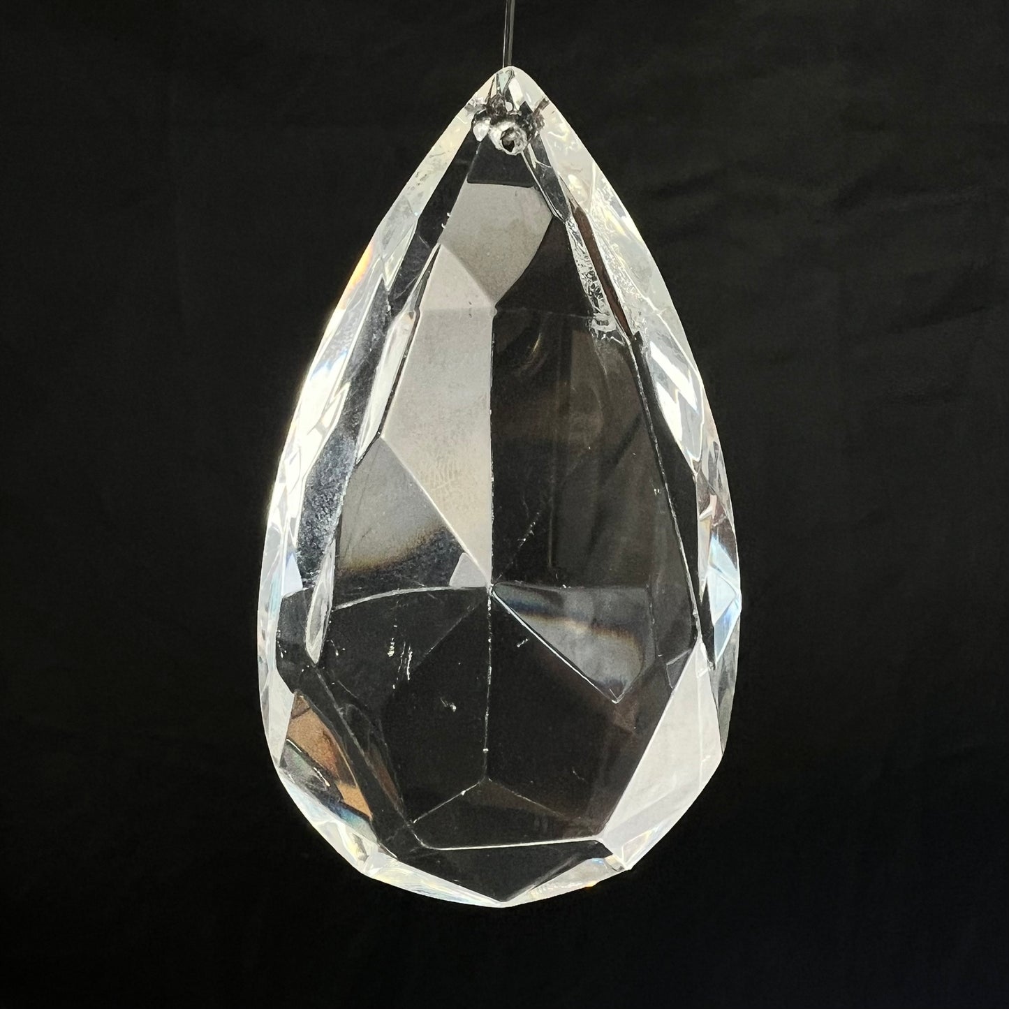 3" Czech Crystal Half Cut Teardrop (Blemished)