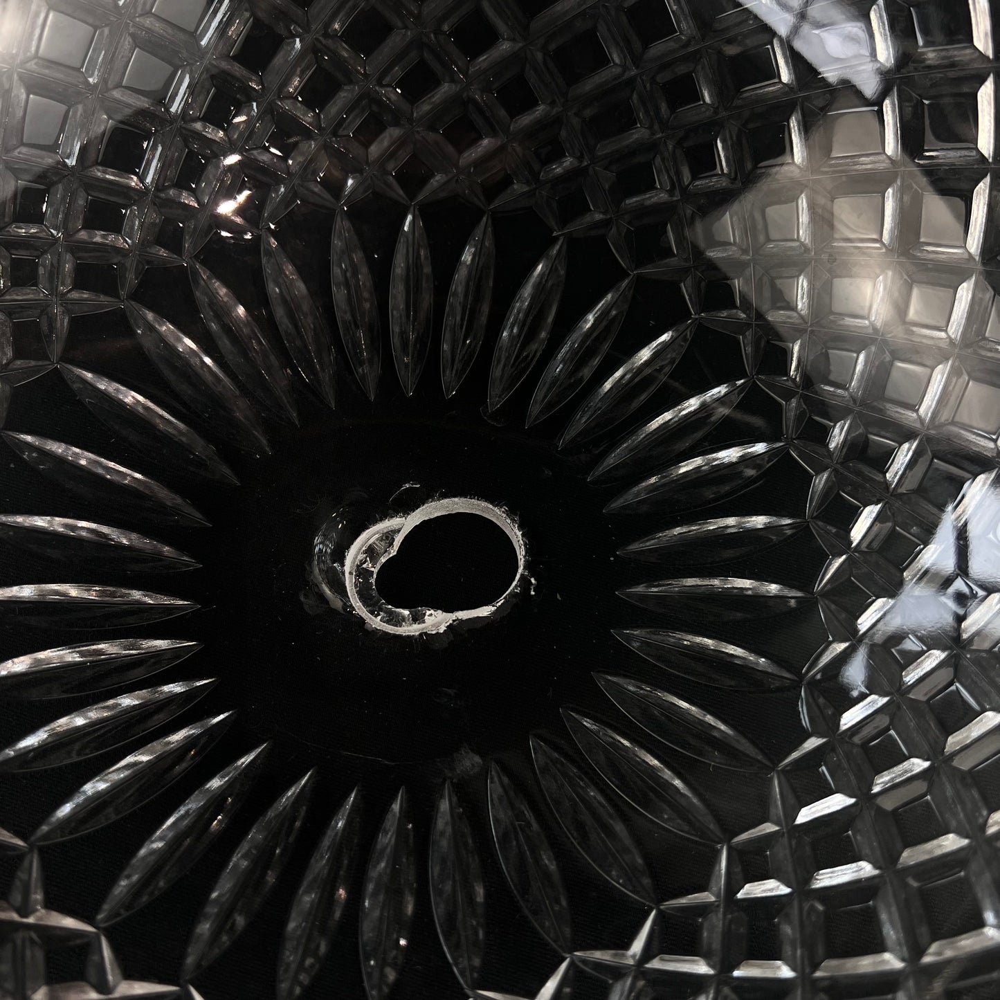 10" 16-Pin Czech Crystal Bowl (Blemished)