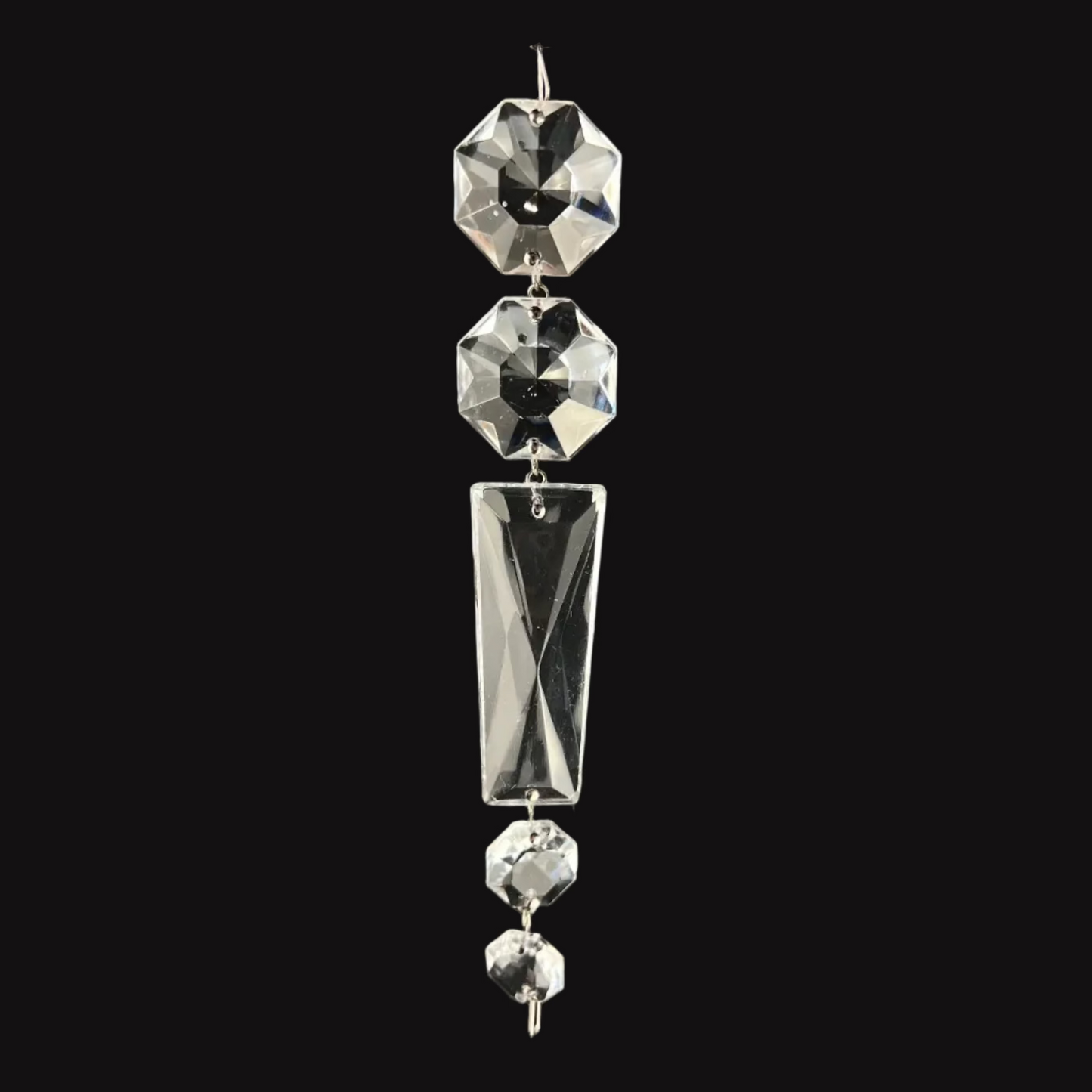 Clear Italian Graduated Basket Chains