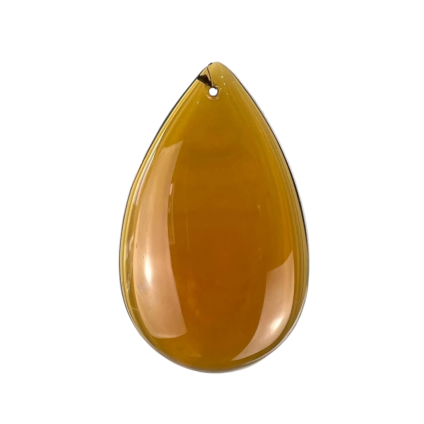 3" Amber Turkish Smooth Half Pear (Blemished)