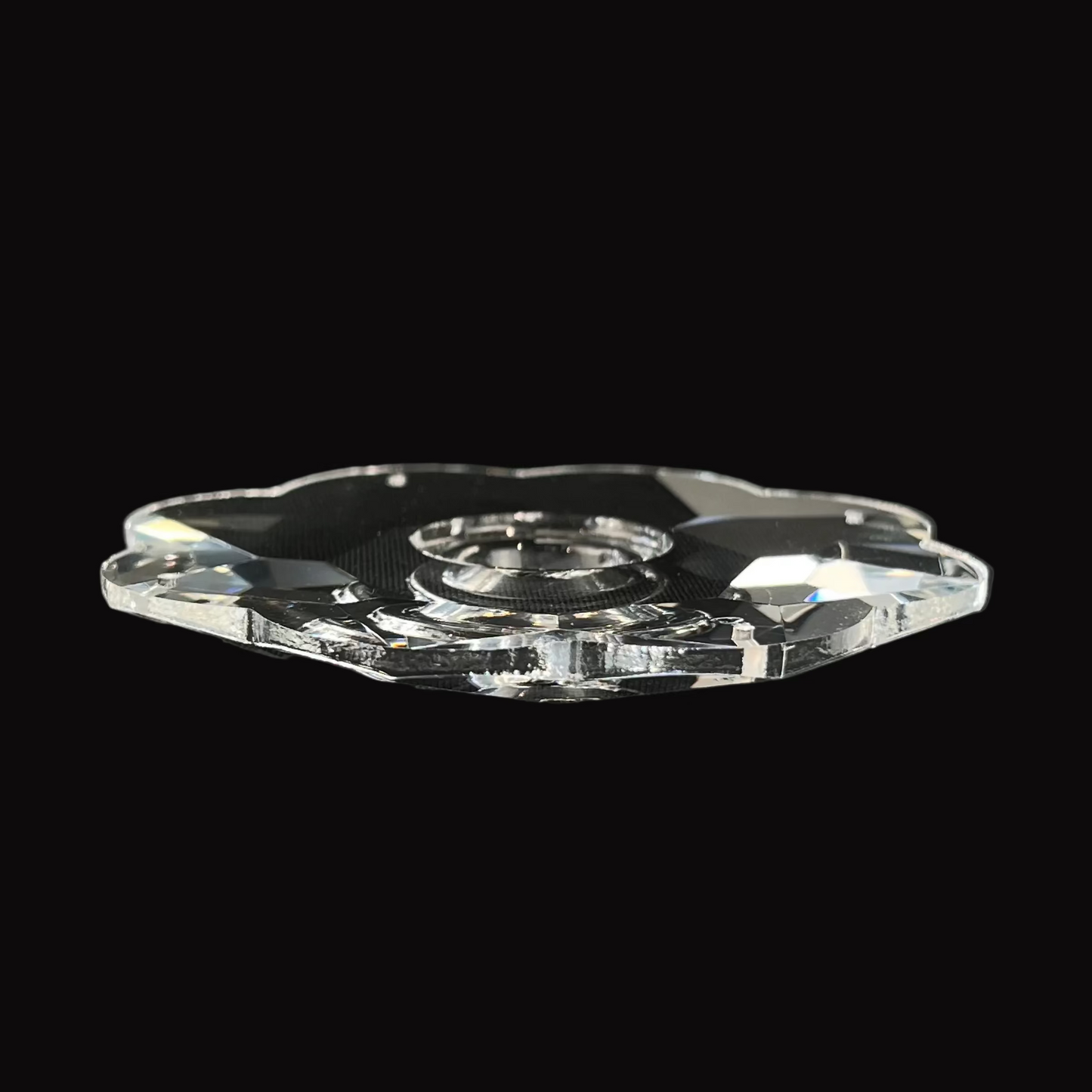 3-1/2" 4 Pin Turkish Crystal Bobeche