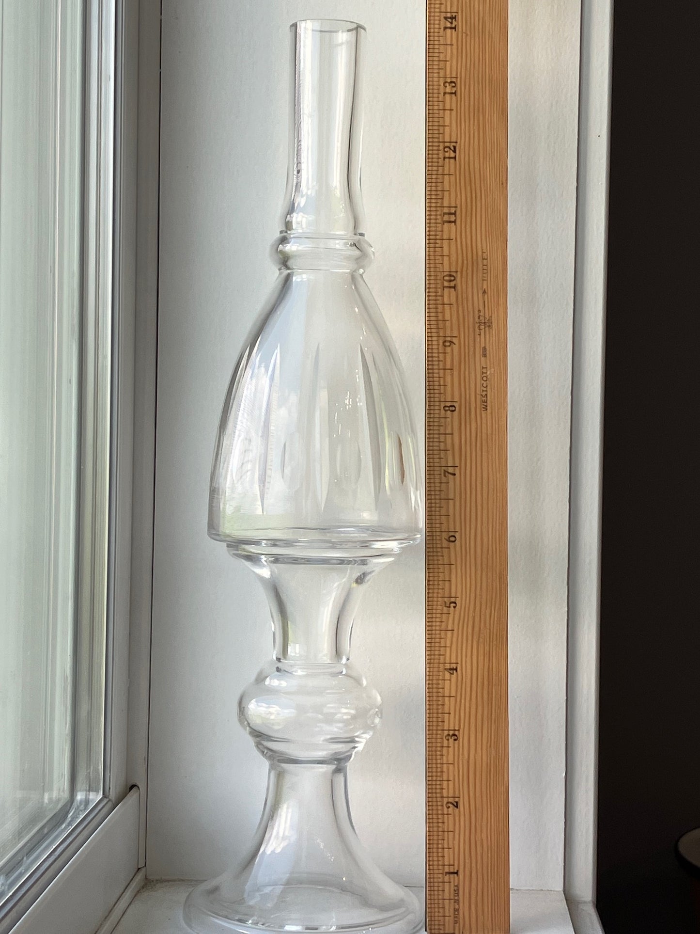 13-1/2" Czech Crystal Column