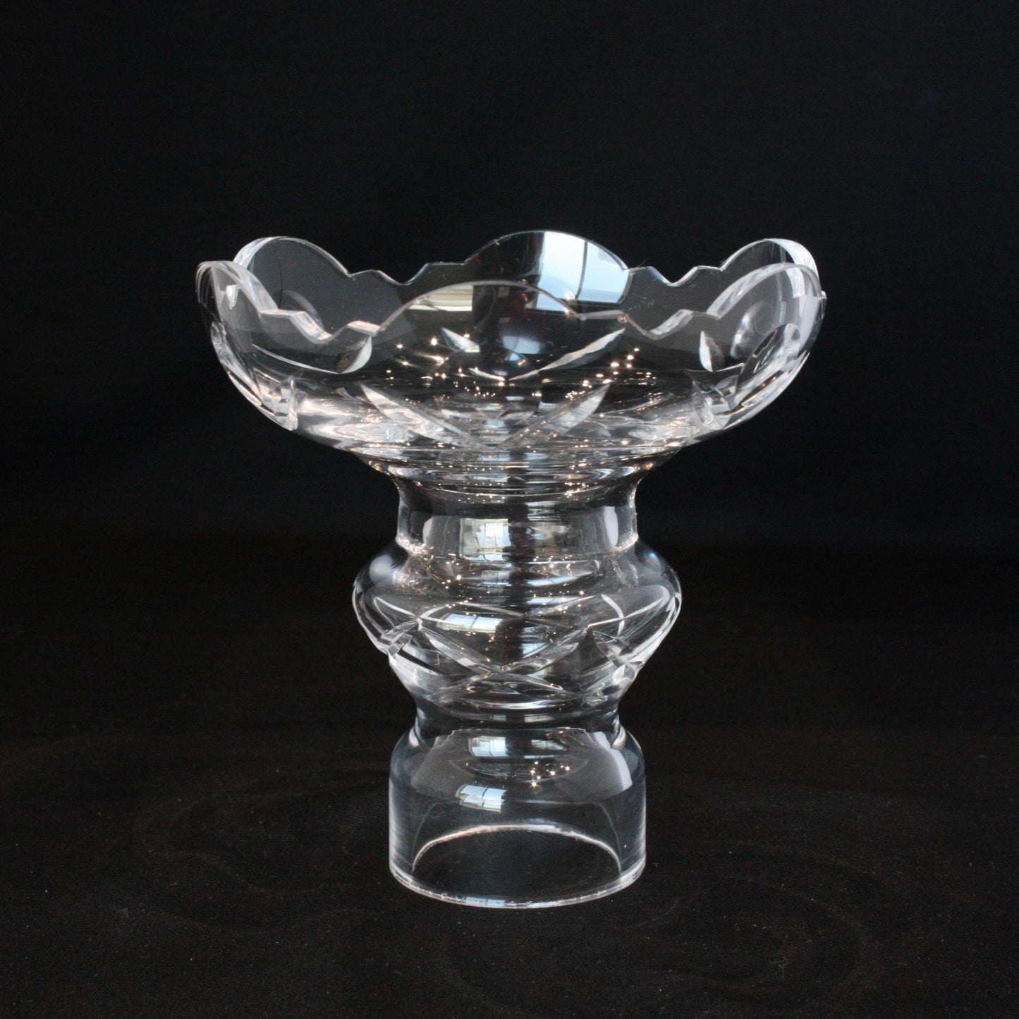 4" Czech Crystal Candle Cup