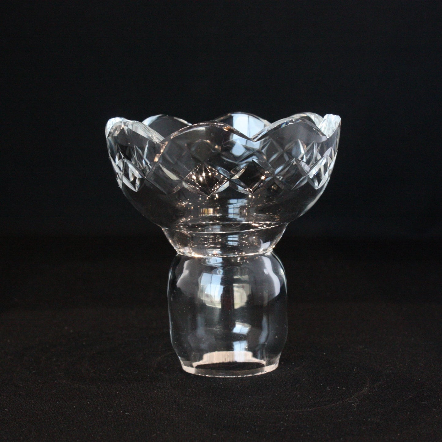 2-3/4" Czech Crystal Cut Candle Cup