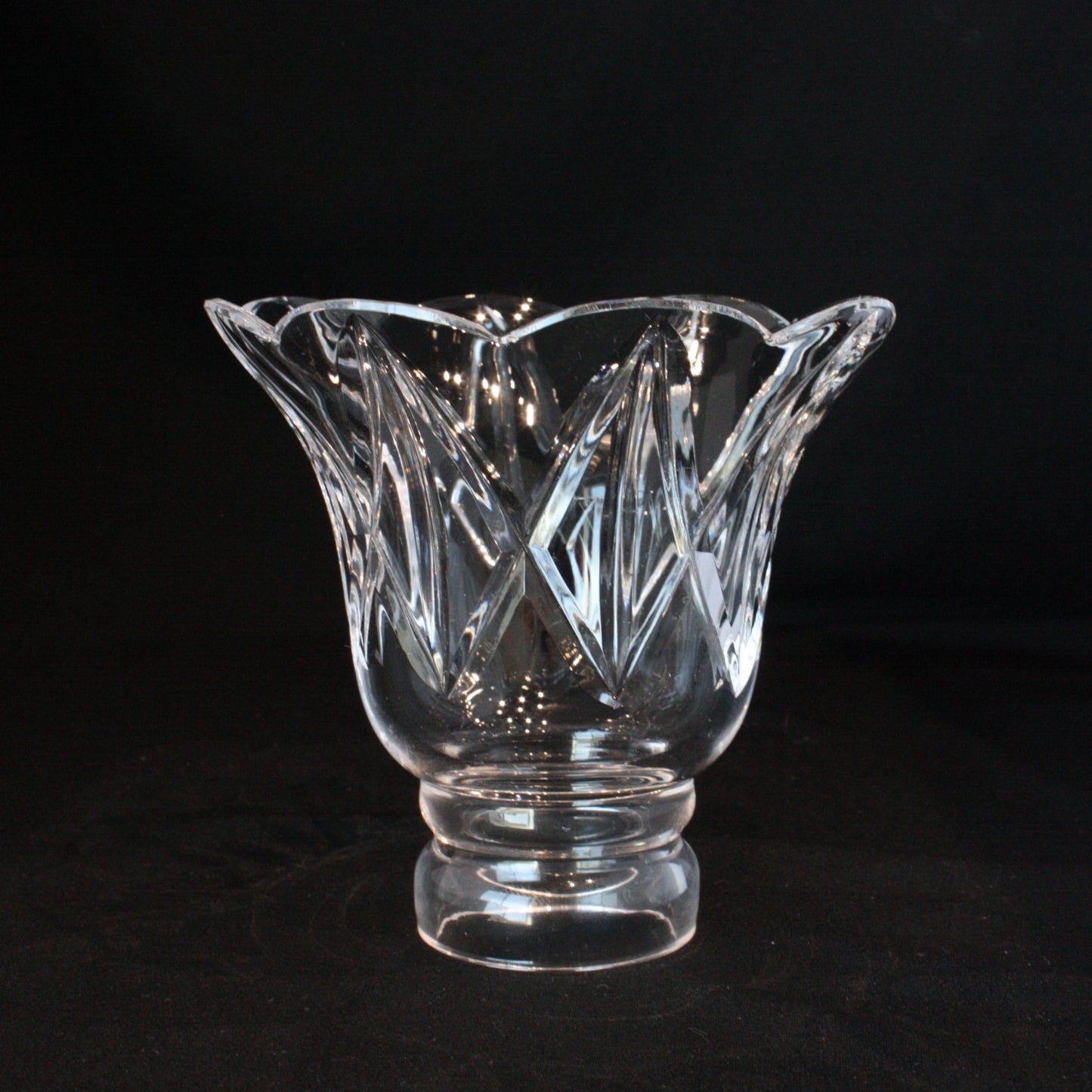 4" Czech Crystal Candle Cup