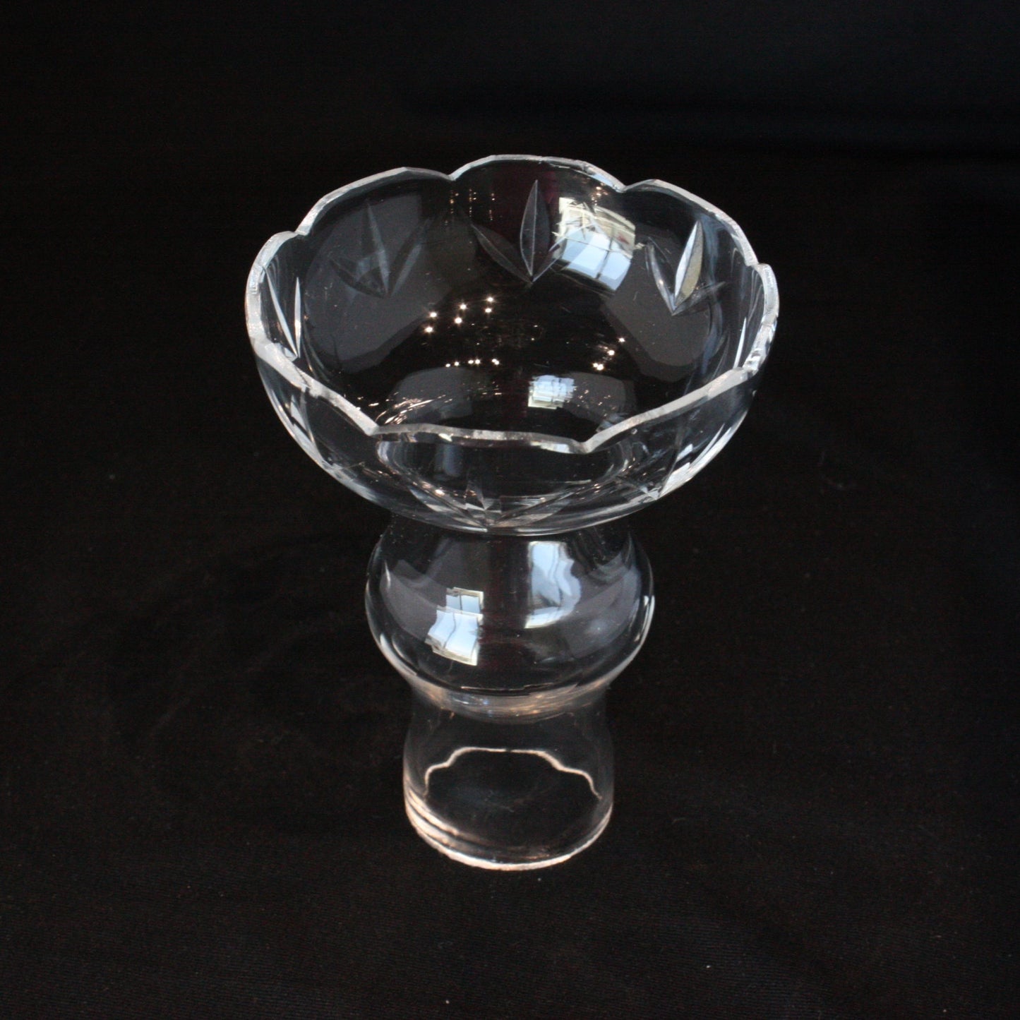 4" Czech Crystal Candle Cup