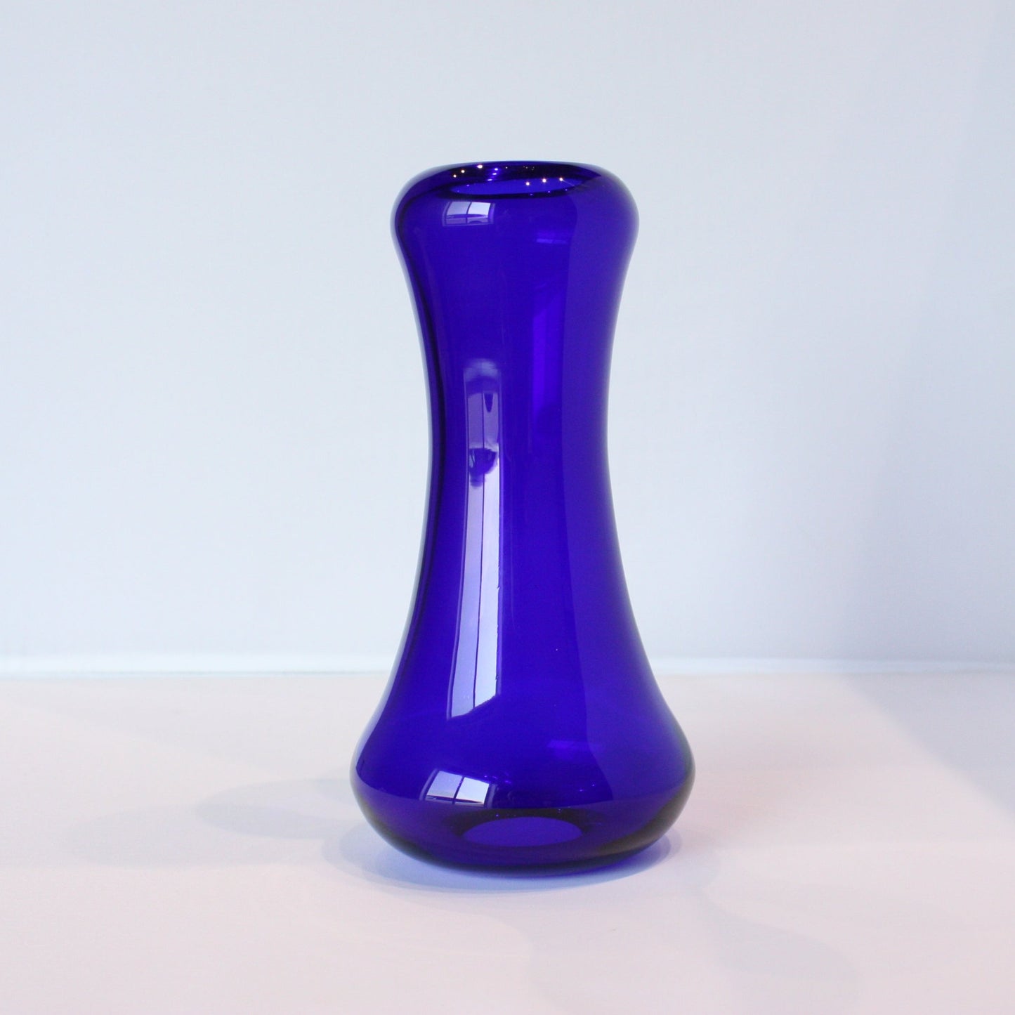 6-1/4" Czech Crystal Column, Cobalt Blue