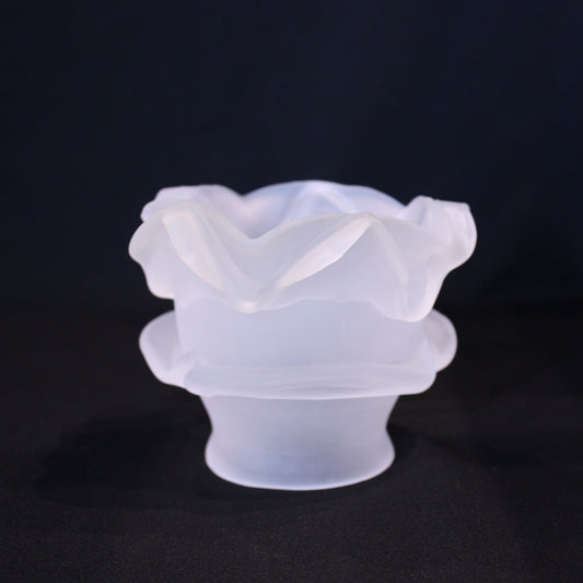 3" Frosted Crystal Cup Shade