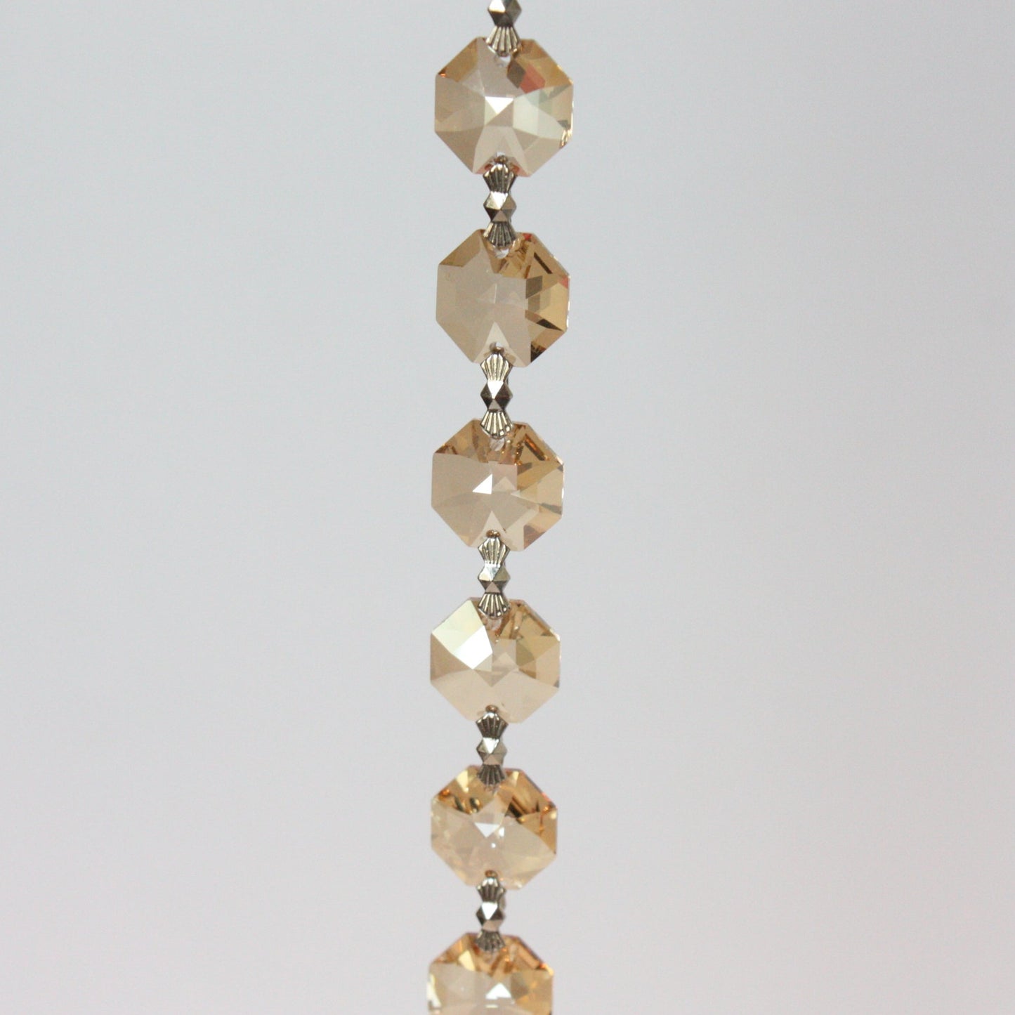 SWAROVSKI STRASS®<BR> 14mm Golden Shadow Octagon Chain, 1 Meter