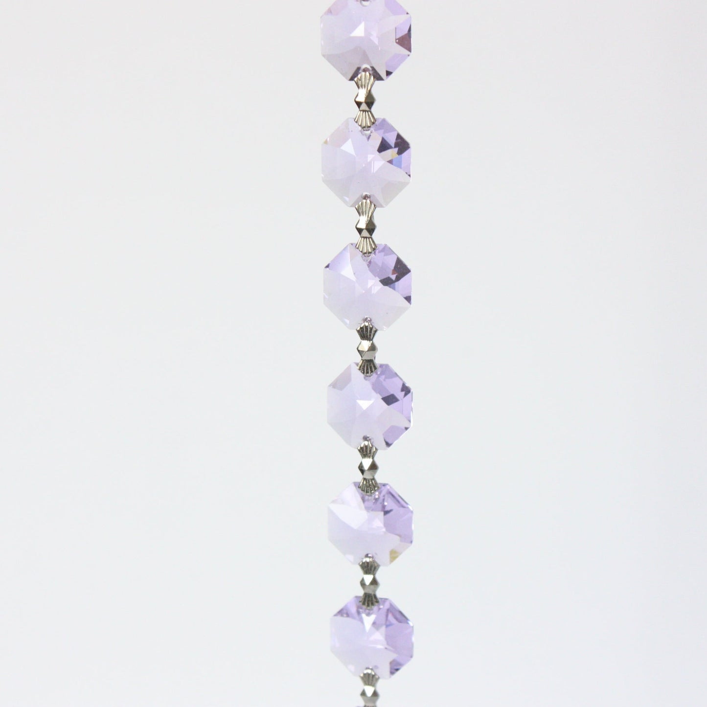 SWAROVSKI STRASS®<BR> 28" 14mm Violet Octagon Chain
