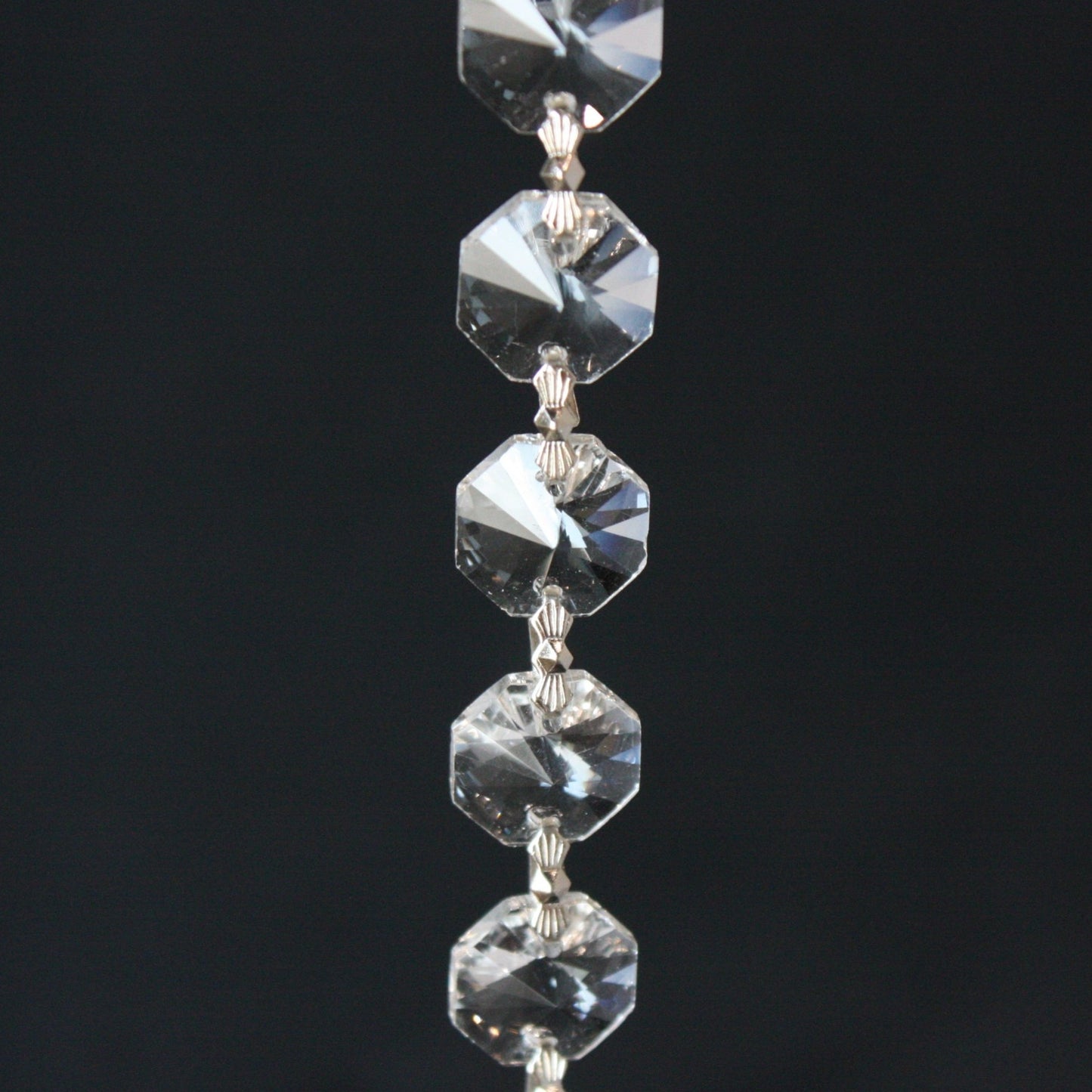 14mm Highly Radiant Crystal Octagon Chain, 1 Meter
