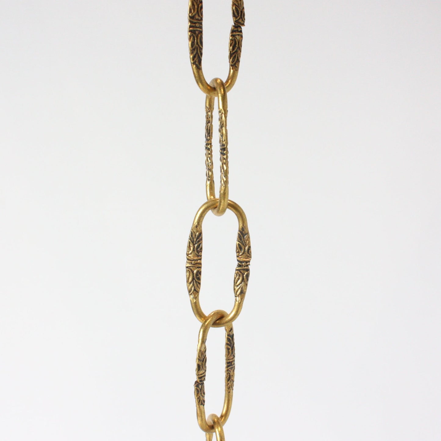 Patterned Brass Plated Spanish Iron Chain, 3 Feet