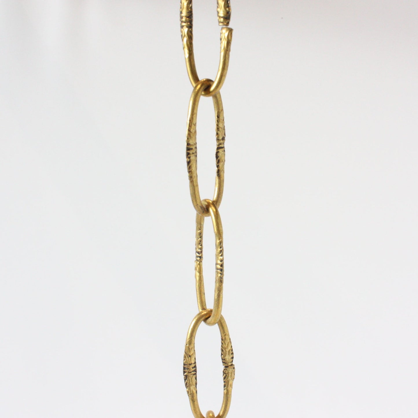 Patterned Brass Plated Spanish Iron Chain, 3 Feet