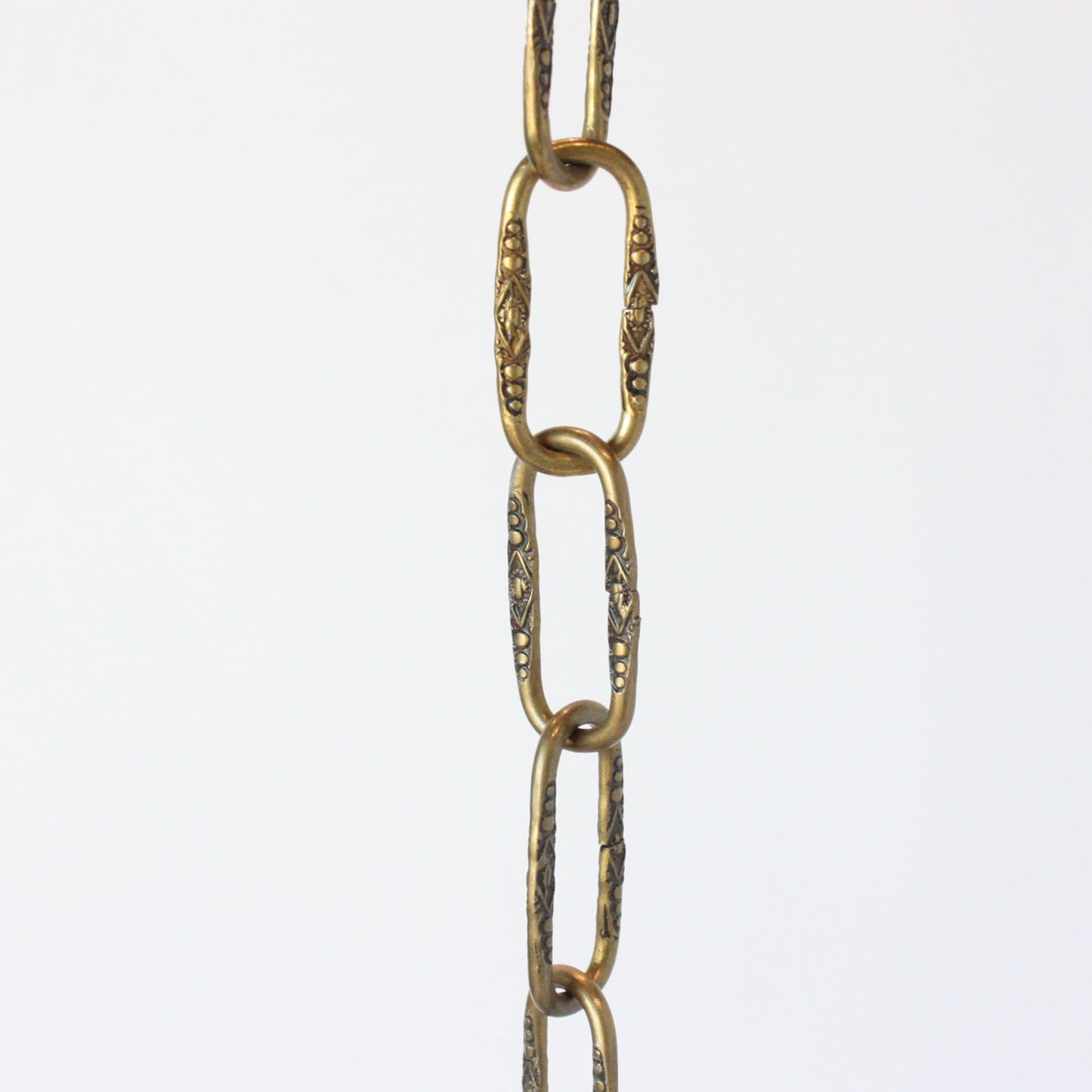 Patterned Brass Plated Spanish Iron Chain, 3 Feet