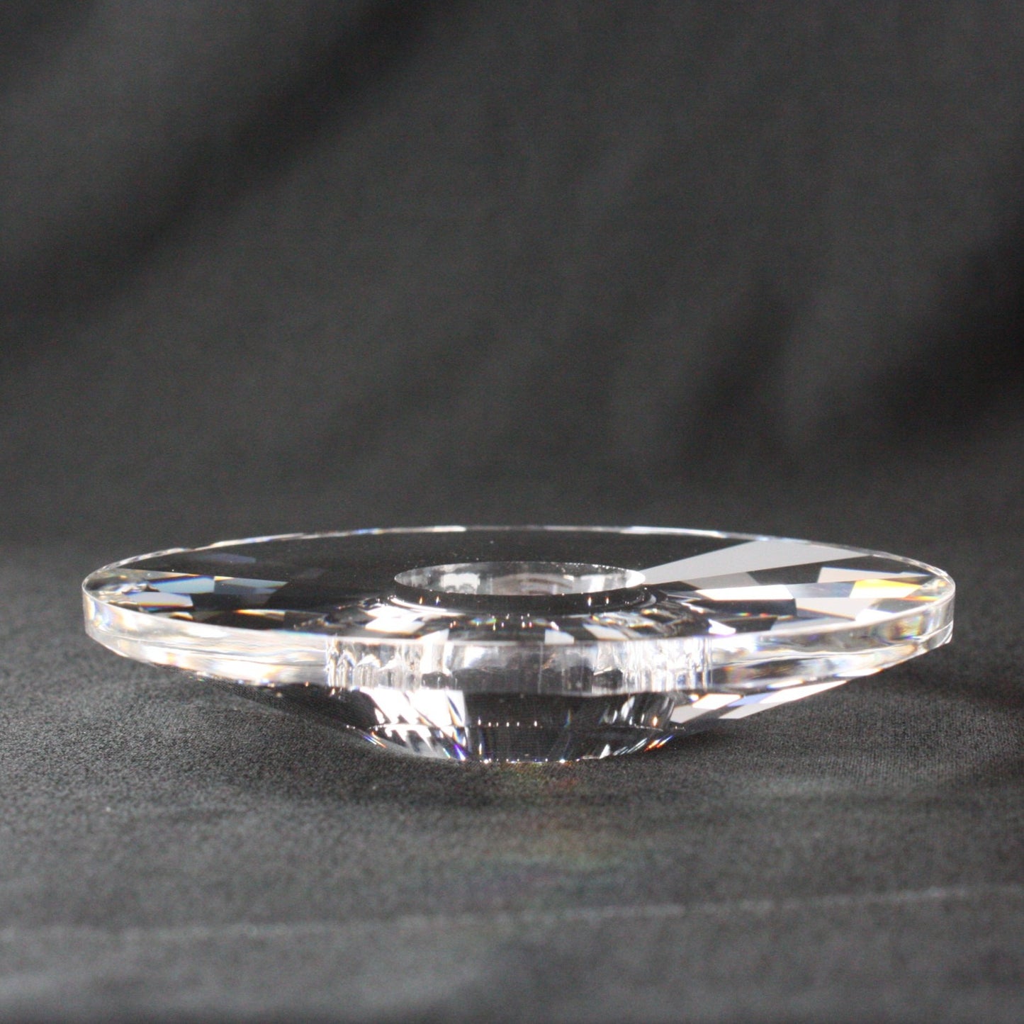 ASFOUR® Crystal<br>4" No Pin Clear Bobeche (Blemished)