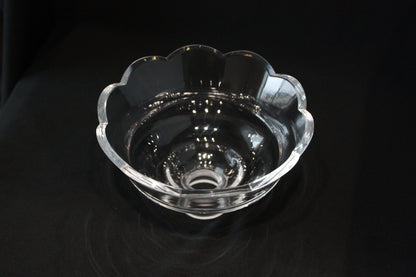 6" Czech Crystal Plain Body Dish, No Pin