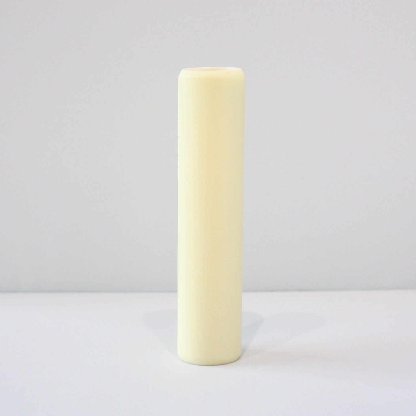 Vanilla Smooth Resin Candle Cover, Candelabra Base