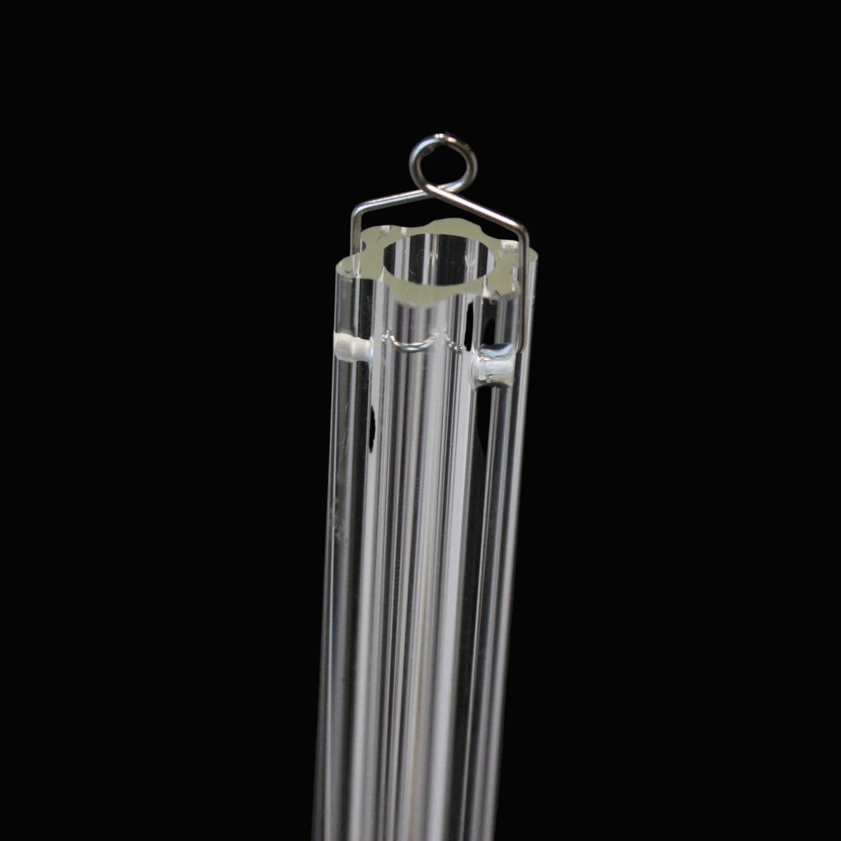 Crystal Fluted Tube w/ Hanger, 18mm Wide
