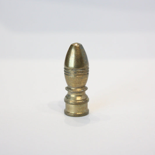 Brass Finial, 1/4-27 IPS