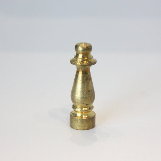 Brass Finial, 1/4-27 IPS