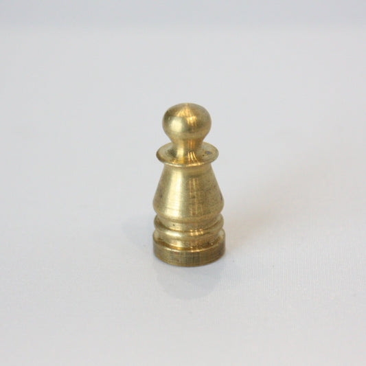 Brass Finial, 1/4-27 IPS