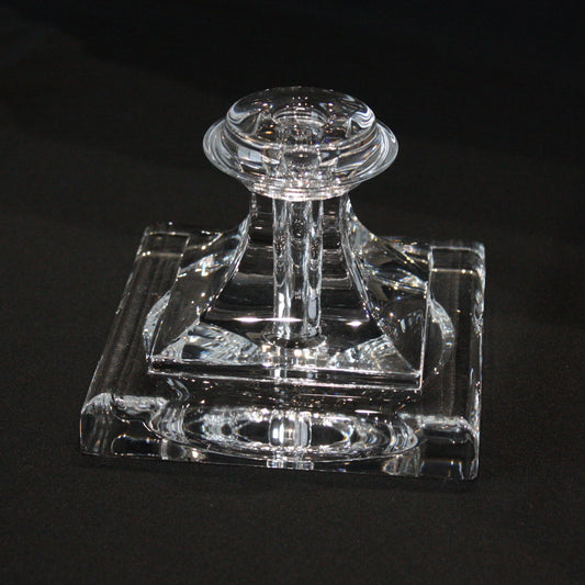Pressed Czech Crystal 115mm x 85mm Lamp Base/Column